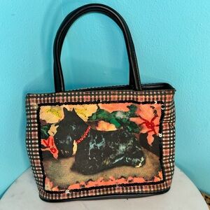 Stylish Black and Multicolor Tote Bag